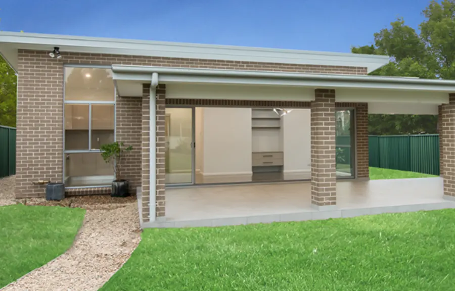 Finished granny flat build
