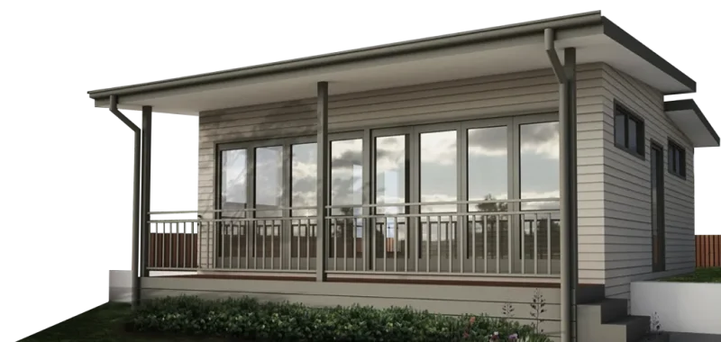 A completed granny flat