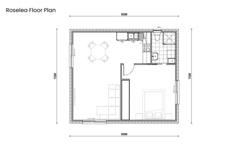 Roselea floor plan