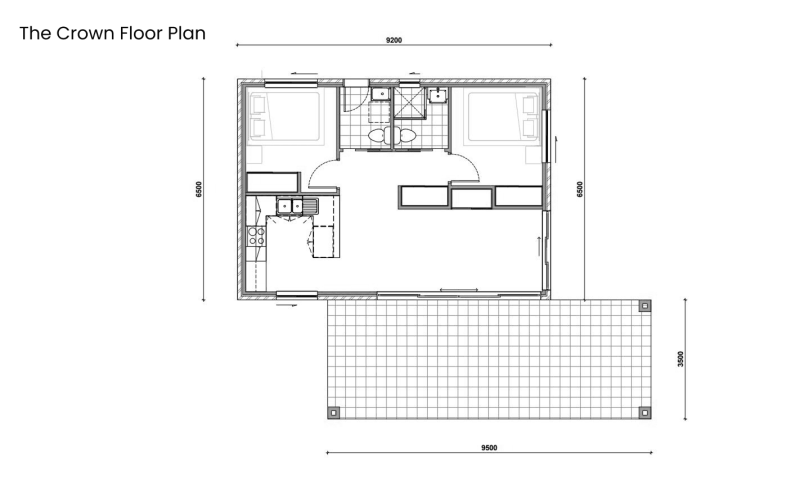 The Crown floor plan
